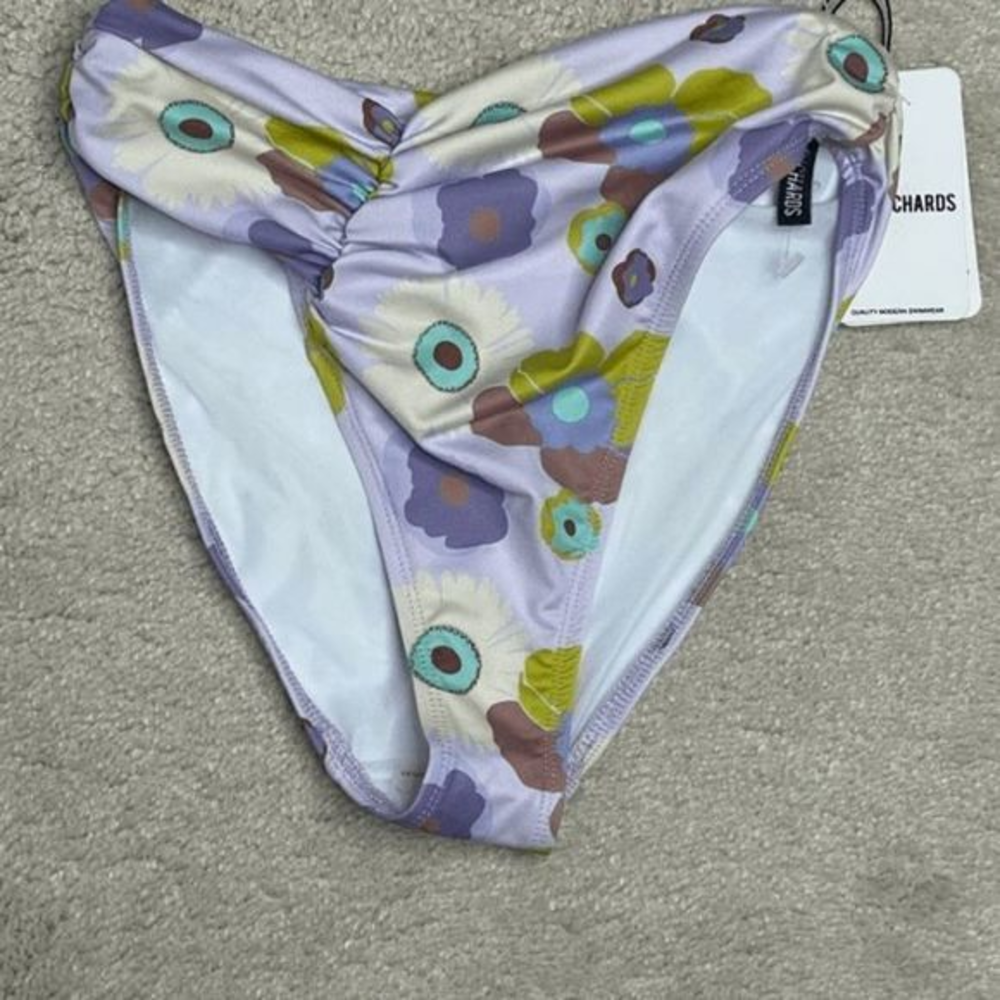 Beth Richards Delray 70's Floral‎ Bikini Bottoms